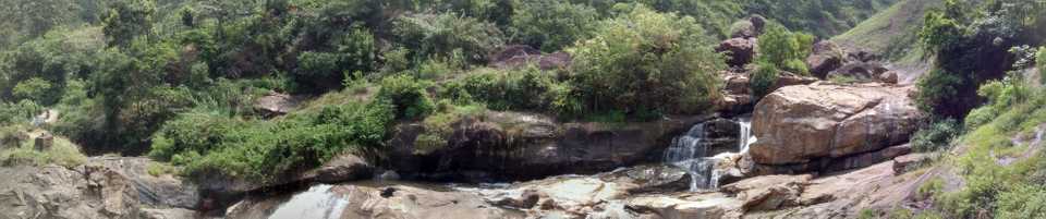 Panorama shot of Attukad Falls