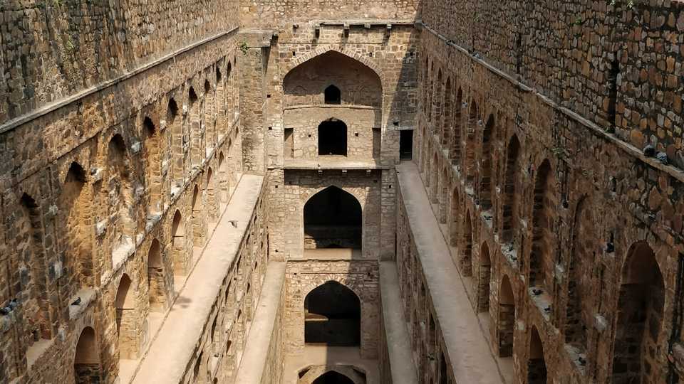 Agrasen Ki Baoli - an ancient Indian step well in Connaught Palace, New Delhi
