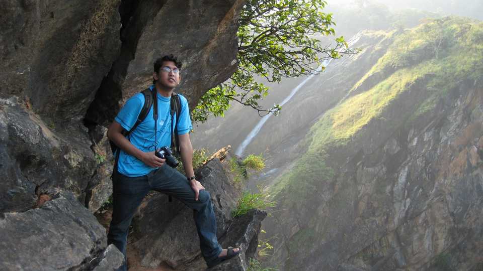 Aravind Iyer at Jog Falls